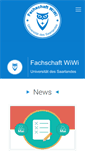 Mobile Screenshot of fachschaft-wiwi.de