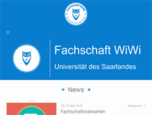 Tablet Screenshot of fachschaft-wiwi.de